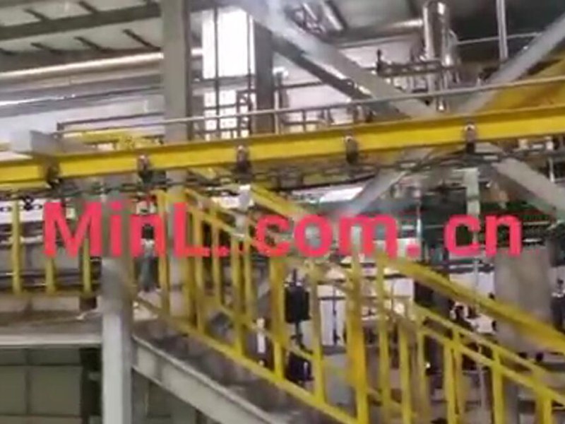 熱烈祝賀某公司柔性鏈電泳生產線項目正式投產