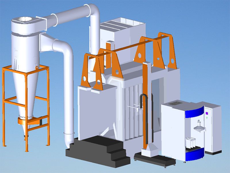 快速換色噴粉線