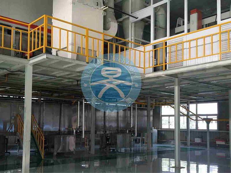 大眾發動機殼噴粉涂裝生產線